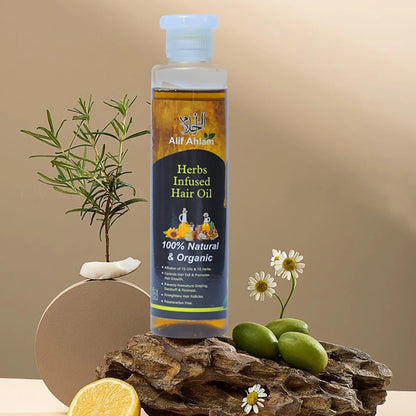 Alif Ahlam Herbs Infused Hair Oil