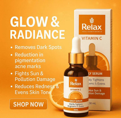 Relax Vitamin C Daily Face Serum – Brightening